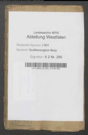 Die zweite Predigerstelle zu Rheda