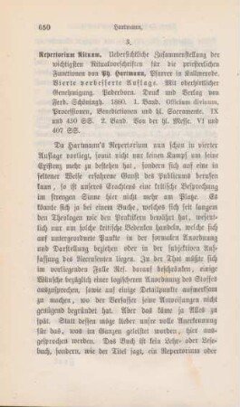 650-658 [Rezension] Hartmann, Philipp, Repertorium Rituum