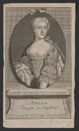 Porträt Amalia, Prinzessin, Tochter König Georg II. von England (1711-1786)