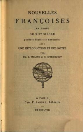 Nouvelles françoises en prose du XIVe siècle