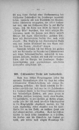 XIII. Ochsenwärder Deiche und Landestheile.