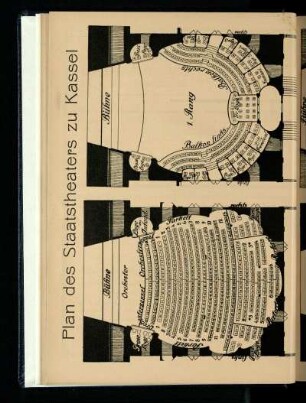 Plan des Staatstheaters zu Kassel