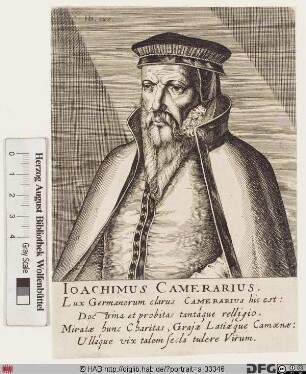 Bildnis Joachim I Camerarius (eig. Kammermeister)
