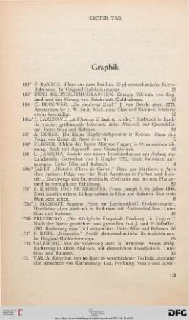 Graphik (Nr. 164-176)