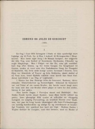 Edmond de Goncourt (1822-1896) og Jules de Goncourt