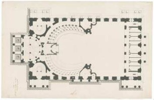 Fischer, Carl von; Wien (Österreich); Oper - Rang (Grundriss)
