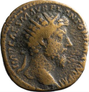 Münze, Dupondius, 161 - 162