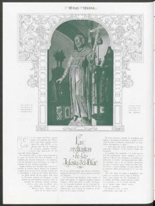 Las reliquias de la Iglesia del Pilar