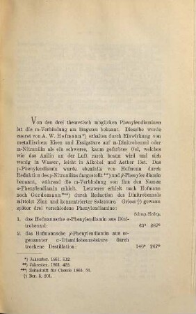 Zur Kenntnis einiger der Chinolinreihe angehörigen Derivate des m-Phenylendiamins