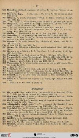 Orientalia (Nr. 1261-1887)