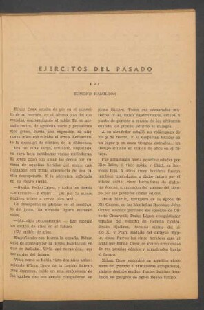 Ejército del pasado