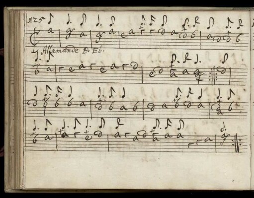 Allemande. Courante. Sarabande