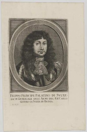 Bildnis des Filippo von Pfalz-Sulzbach