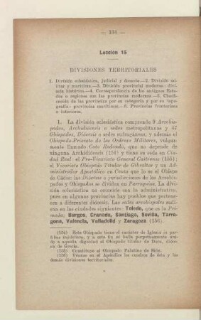 Lección 15. Divisiones Territoriales