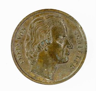 Gedenkmedaille auf den 100. Geburtstag von Friedrich Schiller