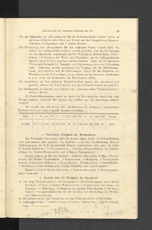 c. Dienstliche Tätigkeit des Mechanikers.