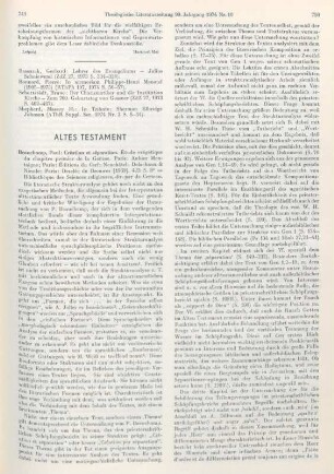 749-751 [Rezension] Beauchamp, Paul, Création et séparation
