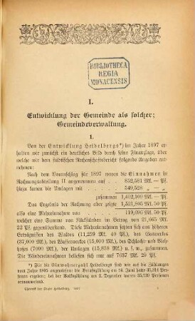 Chronik der Stadt Heidelberg : für d. Jahr ... 5. 1897 (1898)