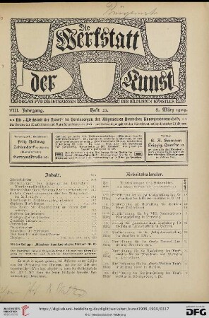 Heft 23 (8. März 1909)