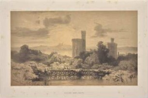 Blick auf Schloss Babelsberg mit Marmorpalais und Pfingstberg