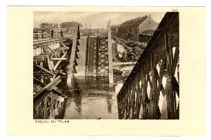 Der Krieg 1914/15 in Postkarten, 31. Reihe, Abt.: Belgien; Inhalt: Ypern und Umgebung: Nr. 308: Brücke bei Ypern