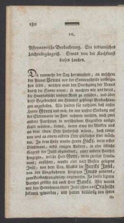 [10. Astronomische Beobachtung ... - 14. Beschreibung einiger andern Inseln ...]