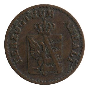 Münze, Pfennig, 1862