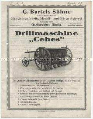 Drillmaschine "Cebes"