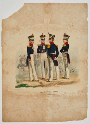 Lübecks Bürger-Militair IV. Officiere.