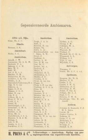 Gepensionneerde ambtenaren