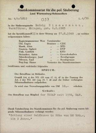 Zimmermann, Ludwig