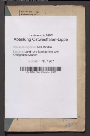 Sonstige: Rosemeyer, Wilhelmine: