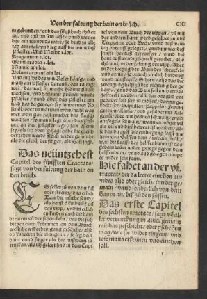 Das erste Capitel des sechsten tractats/ sagt von aller verrenckung ...