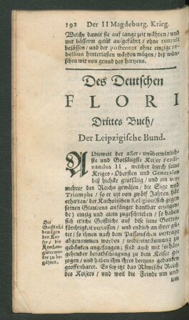 Des Deutschen Flori Drittes Buch
