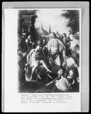 Die Auferweckung des Jünglings von Nain