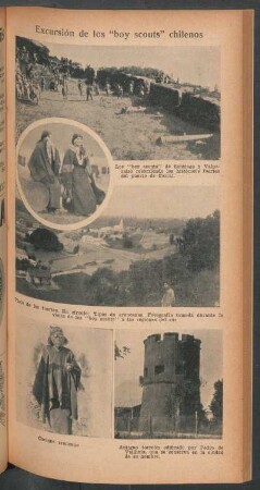 Excursión de los "boy scouts" chilenos - [Ilustración]