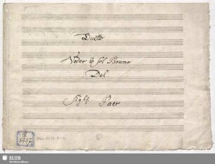 La virtù al cimento. Excerpts - Mus.4259-F-12 : S (2), orch