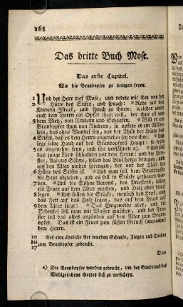 168-194, Das dritte Buch Mose.