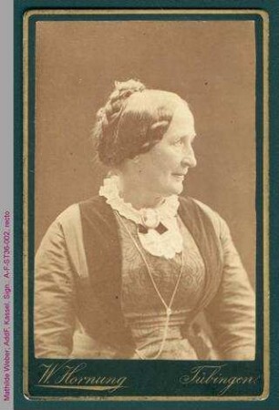 Porträt von Mathilde Weber