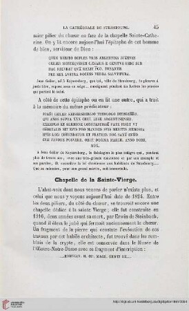 Chapelle de la Sainte-Vierge