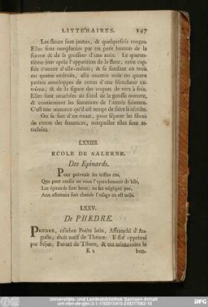 LXXV. De Phedre.