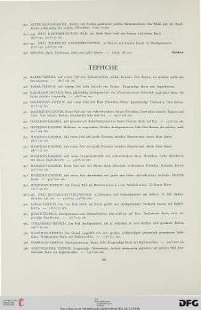 Teppiche (Nr. 947-987)