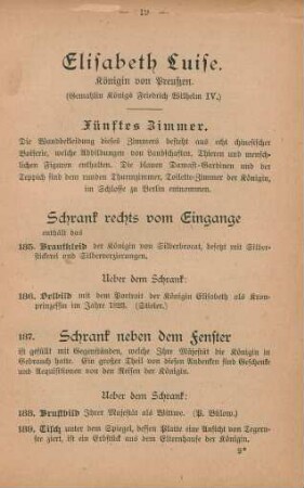 Elisabeth Luise. Königin von Preußen. (Gemahlin Königs Friedrich Wilhelm IV.)