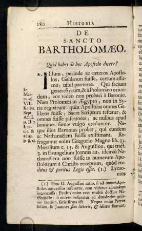 180-185, De Sancto Bartholomaeo.