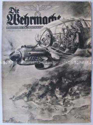 Militärische Fachzeitschrift "Die Wehrmacht" u.a. über den Luftkrieg gegen Großbritannien