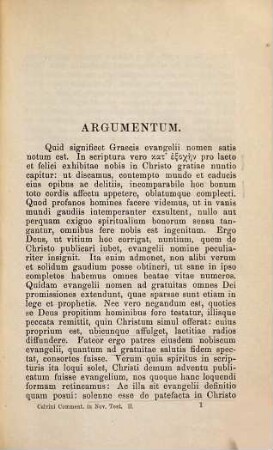 Joannis Calvini in novum testamentum commenlarii : Ex Calvini Operum collectione Brunsvigensi separatim editi, 2