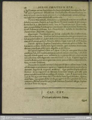 Cap. CXV. Praevaricatorum Poena
