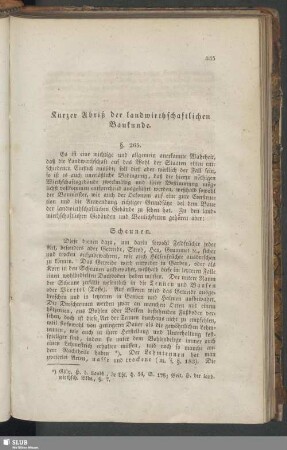 III. Abtheilung. Kurzer Abriß der landwirthschaftlichen Baukunde