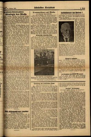 Zweite Ausgabe vom Freitag, den 27. Februar 1942.