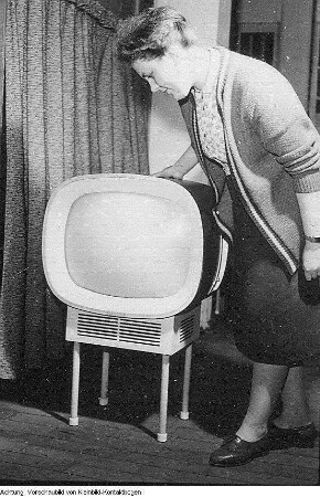 Leichtindustrie, u.a. Fernsehgeräte, März - Mai 1959
